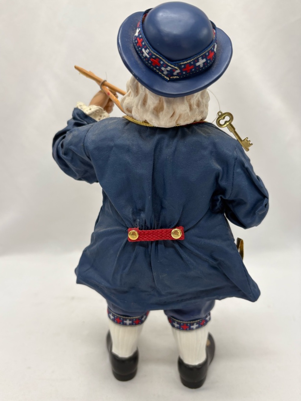 VTG Clothtique POSSIBLE DREAMS Ben Franklin Flying A Kite Patriotic Santa 2000 - Picture 3 of 6